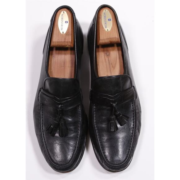 Bally Mens Carter Vintage Black Soft Leather Tassel Loafers US 10 main image 10
